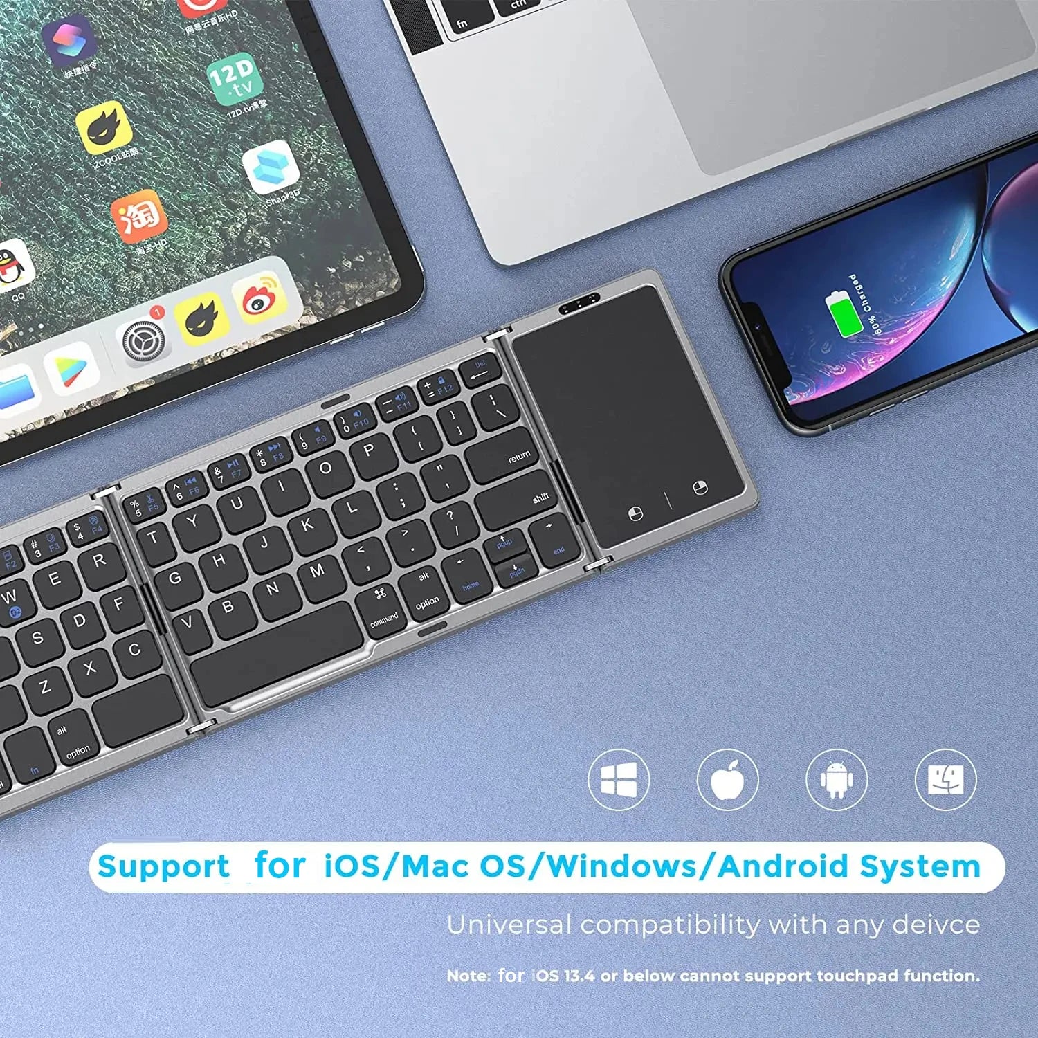 Minin  Wireless Foldable Keyboard