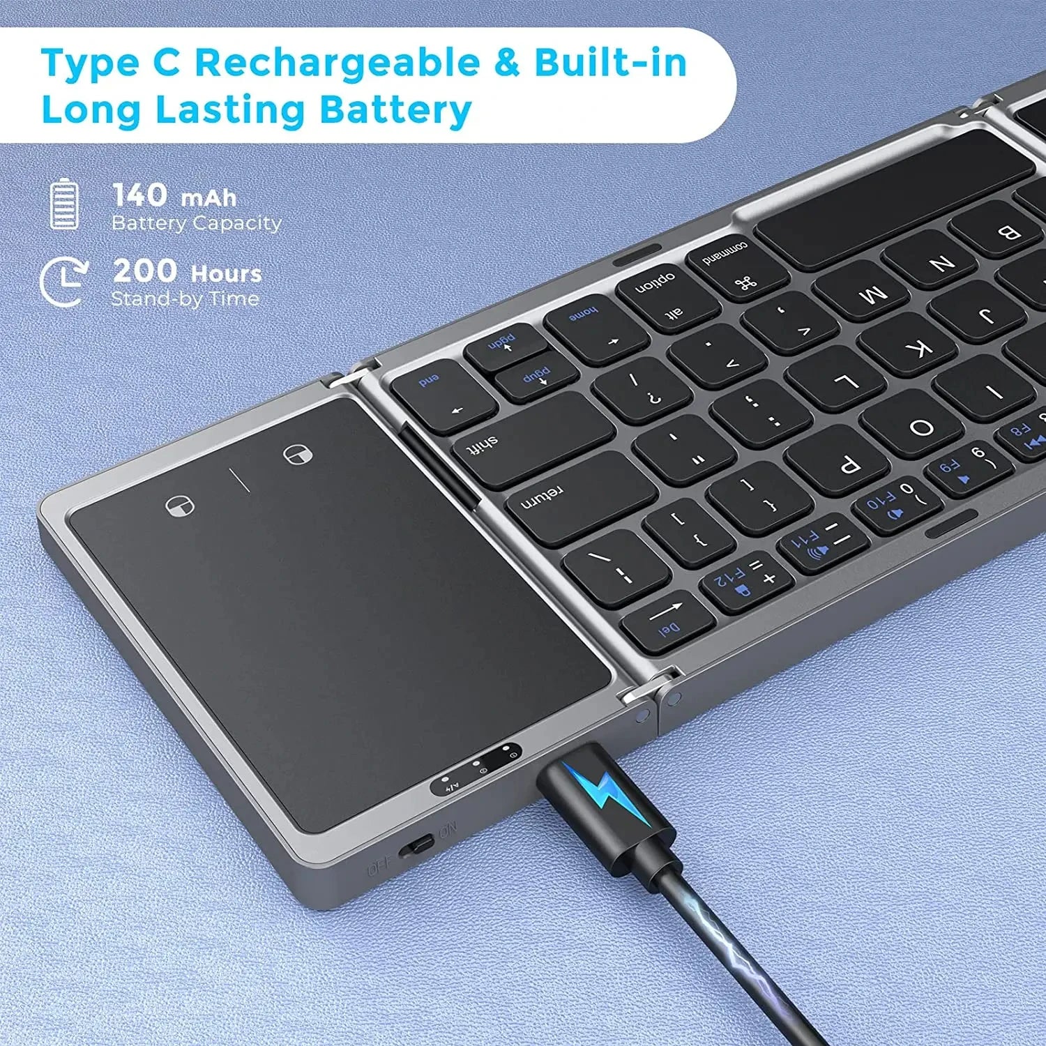 Minin  Wireless Foldable Keyboard