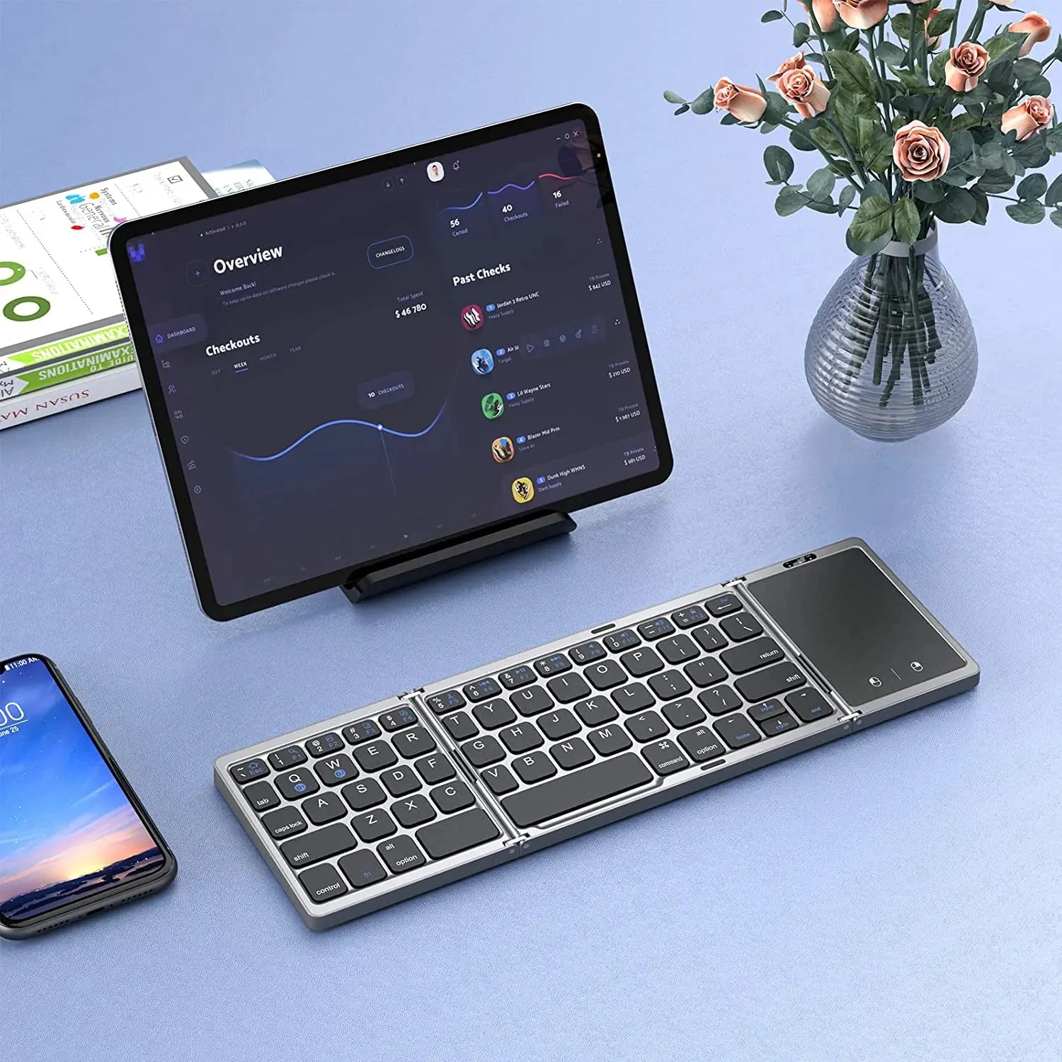 Minin  Wireless Foldable Keyboard