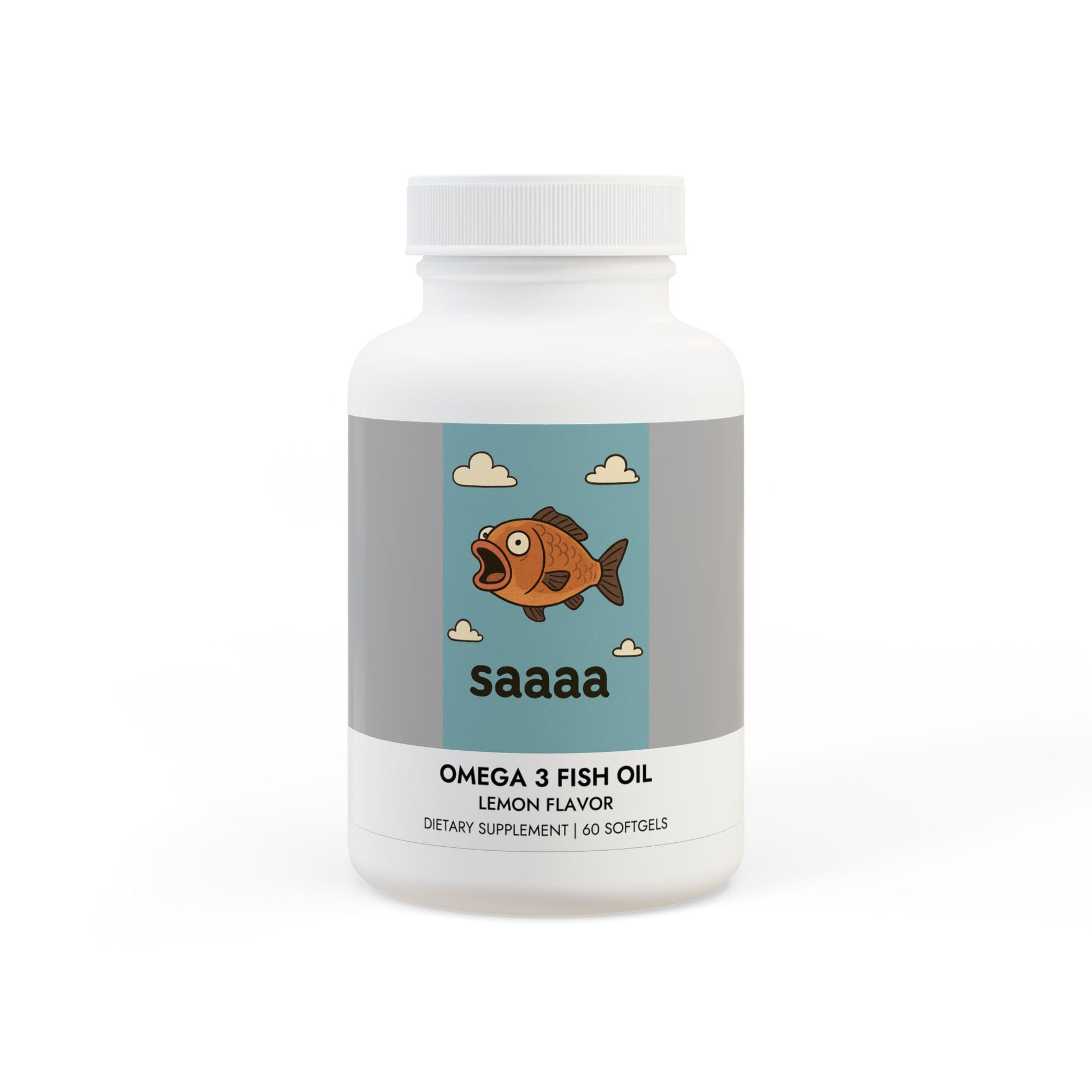 Omega 3 Fish Oil Supplement (60 Softgels)