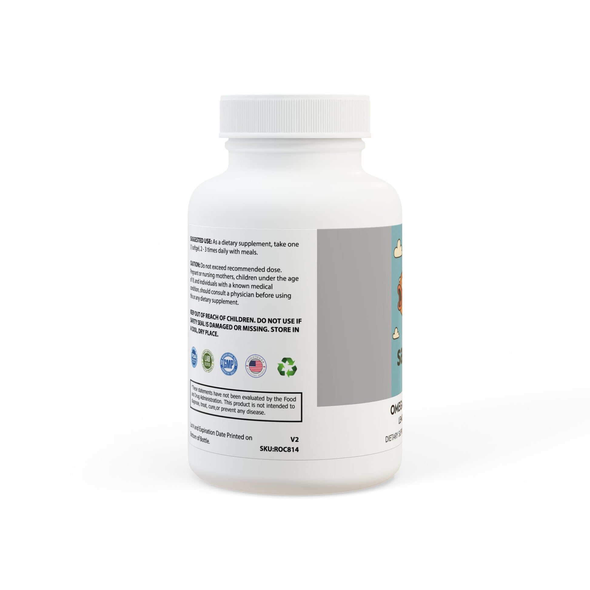 Omega 3 Fish Oil Supplement (60 Softgels)