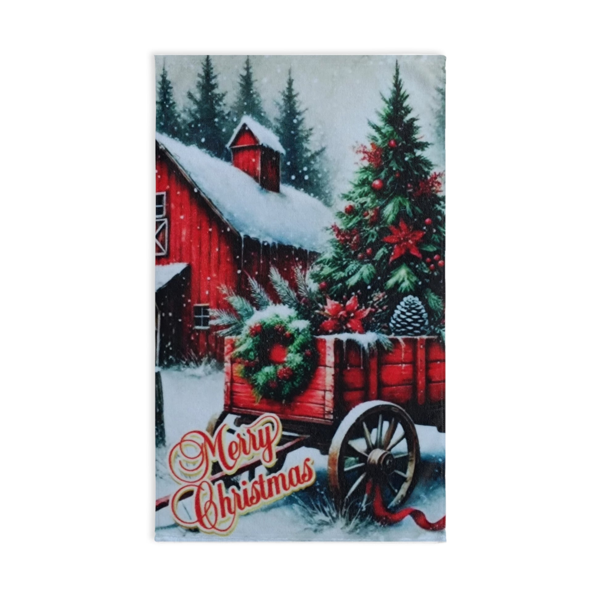 Festive Christmas Hand Towel