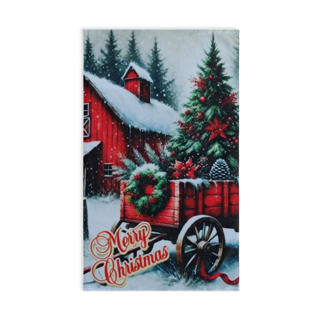 Festive Christmas Hand Towel